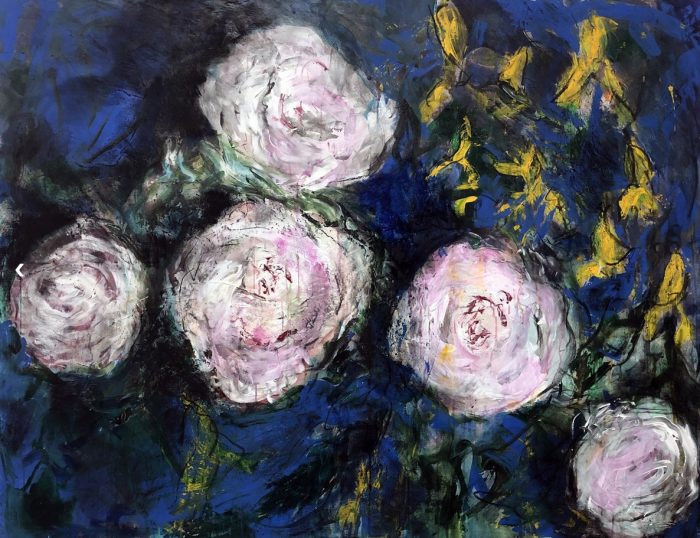 Les pivoines bleues